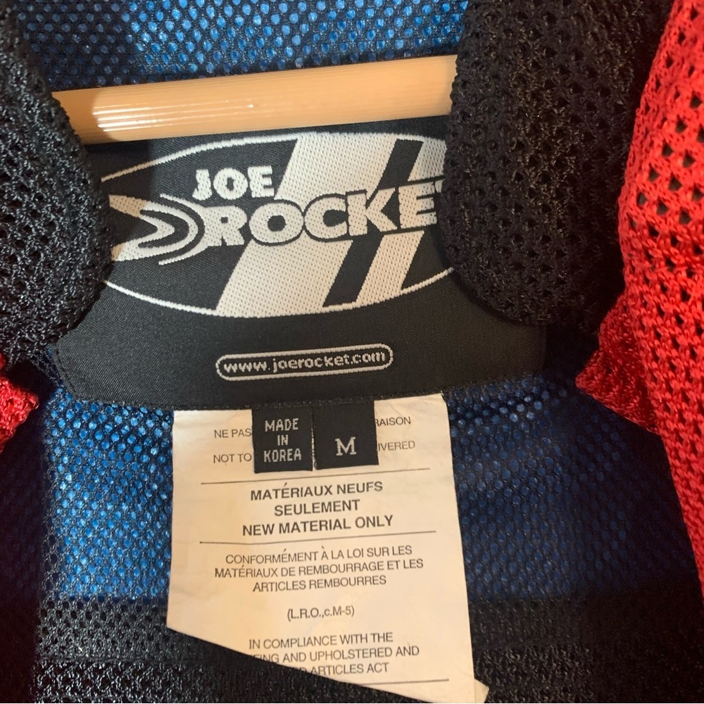 Joe Rocket Ballistic Series Mesh Armored Motorcycle Jacket Mens Medium Touring - Picture 5 of 7